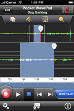 Pocket WavePad for iPhone – Audio editors on iPhone – Sound editor …